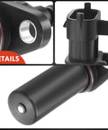 Close-up views of Engine Crankshaft Position Sensor Replacement For Hyundai Kia Dodge, highlighting connector and sensor details.