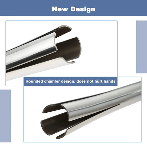 Heavy Duty Bike Headset Cup Remover Tool for 1-1/8, 1-1/4 and 1-1/2 inch, rounded chamfer design, stainless steel