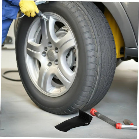 Lightweight Rubber Rim Protectors For Tire Machine Set Of 2 Pro Grade Clamp Covers Jaw Guard Protection Sleeves For Tire Changers Easy Install Durable Wheel Shield For Quick Tire Changes with tire and tools.