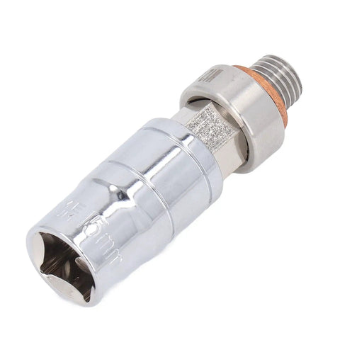 Repair Stripped Oil Pan Threads With Piggyback Drill Bit M12x1.5, Stainless Steel Self Tapping Plug Kit For Car Engines, No Welding Needed Quick Fix chrome M12x1.5 oil pan thread repair plug