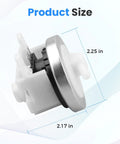 Plug And Play Washing Machine Water Level Sensor Replacement For Midea And LittleSwan, DC 5V 10mA high precision, dimensions 2.25x2.17 in.