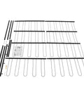 Heavy Duty Vinyl Roll Floor Storage Rack And Paper Organizer For Print Shops And Art Studios With Forty Long Shelves components layout.