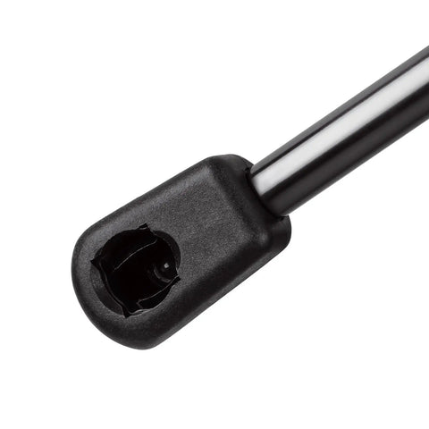 Close-up of Beefy Yet Reliable 20 Inch 40 Lbs Gas Spring Struts Prop Shocks for Tonneau Cover RV Door attachment end