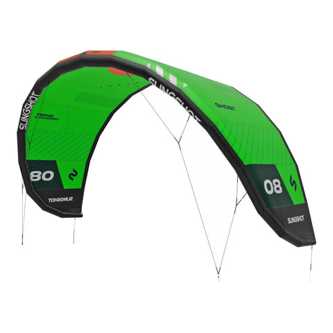 Ghost V3 One Strut Kiteboarding Kite With Compact Swept Canopy For Efficient Upwind Reach in 17 Meter Yellow