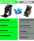 Comparison of 4 pack heavy duty folding brackets with 0 90 180 degree self lock hinges and ordinary inferior material bracket