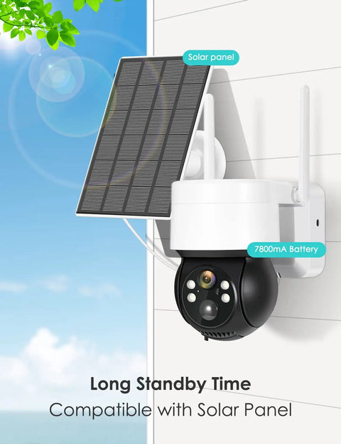 2K Light Bulb Security Camera With 360 Degree Panoramic View, Wireless Outdoor WiFi Night Vision, Two Way Audio, AI Tracking, Motion Sensor, Easy Plug And Play Setup No Wiring