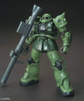 Gundam The Origin Zaku II Type C6 R6 HG 1 144 Model Kit With Belt Fed Machine Gun Vulcan Cannon Bazooka And Magazines