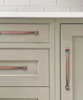 18 Inch Brushed Antique Copper Cabinet Pulls With Solid Zinc Alloy Heavy Duty Construction Built To Last For Cupboards And Dressers