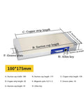 Go-To Precision Permanent Magnetic Chuck with high density flat magnetic plate for grinding EDM spark erosion wire cutting