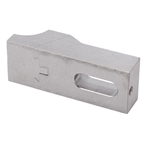 Low Profile Side Clamp Vise With Hardened S136H Mold Steel Arc Jaw Clamps, compact size tool for CNC milling.