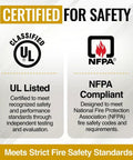 Certified safety standards for Heavy Duty 360 Degree Fusible Link For Fire Doors And Dampers, UL listed and NFPA compliant.