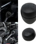Upgrade Your R380 Truck With This Slick Black ABS Shift Knob Kit, Built Tough To Grip And Glance For LT77 Manual Transmissions On Discovery Defender Off Road Models That Are Ready To Roll Hard From 1983 Through 2016 Without Any Slip Or Fade During Heavy. black ABS manual shift knob kit for Land Rover Defender LT77/R380 interior