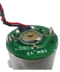 Main Brush Motor Replacement For Roborock S5 S50 S55 S6 Robot Vacuum Cleaner Gearbox Accessory, top view showing wiring