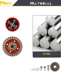 Beefed Up Alloy Front And Rear Differential And Spur Input Gear Kit for HyperGO 1/16 And 1/14 RC Cars showing materials and components