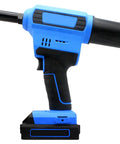 Heavy Duty Cordless Rivet Gun With Brushless Motor And Full Automatic Operation For Industrial Jobsite Tasks, side view showing battery pack.