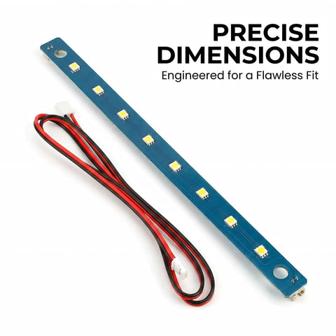 Two Piece 24V LED Light Strip Kit For Adventurer 5M And 5M Pro, Flexible Cold White Light Boards With Seven Bright LEDs