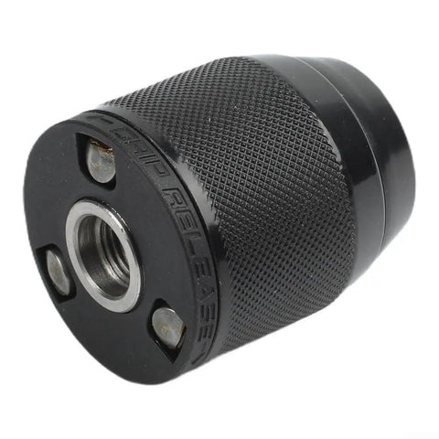 Keyless Drill Chuck 2-13mm With 1/2-20UNF Thread Quick Change For Power Tools Carbon Steel Body And Alloy Steel Jaws Black Industrial