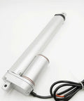 Rugged 12V 24V DC Electric Linear Actuator Heavy Duty Workhorse High Torque Gearmotor with sleek aluminum finish for automation.
