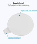 Tesla Model 3 front tow hook cover cap replacement for 2017-2023 white bumper, durable ABS material, easy install