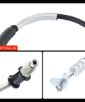 Close-up of Honda Power Steering High Pressure Hose Line Assembly For CR-V 2002 2006 And Element 2003 2011 2.4L L4 Pump To Gear Rack Pinion