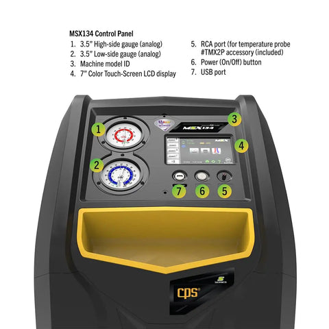 Zero Sweat R134a Air Conditioning Recovery And Recharge Unit Featuring Bold Large Touchscreen Wireless Hookup And Oilfree Pump For Quick Shop Service Jobs Built For Mechanics