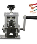 Heavy Duty Electric Wire Stripping Machine For Scrap Copper Cable Peeling And Cutting Tool Compatible 1Mm To 26Mm Wires with metal body and handle.
