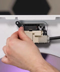 Washer Lid Lock Assembly For Crosley And Maytag Washers DIY Friendly Quick Install W11414731 Replacement Latch installed on washer lid