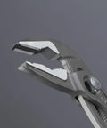 Extra Slim Cobra Pliers With Narrow Jaws And Slim Head For Tight Spaces, Front Serration Grips Round Parts Like Screws Bolts And Wire Rope