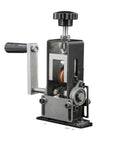 Heavy Duty Electric Wire Stripping Machine For Scrap Copper Cable Peeling And Cutting Tool Compatible 1Mm To 26Mm Wires side view showing the metal frame and handle.
