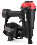 Coil Roofing Nailer For Three Quarters Inch To One And Three Quarters Inch Nails, Pneumatic Roof Nail Gun With Quick Shingle Guide