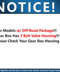 NOTICE! Fits Models w/ Off-Road Package, 3 Bolt Valve Housing Gear Box for Buttery Smooth Power Steering Gear Box Assembly For 1999 2006 Chevy Silverado 1500 Gmc Sierra 1500 With Freshly Sealed O Rings 3 Bolt Valve Housing Hassle Free Drop In Install.