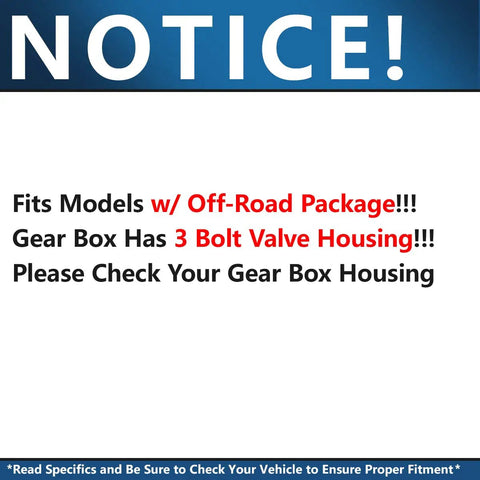 NOTICE! Fits Models w/ Off-Road Package, 3 Bolt Valve Housing Gear Box for Buttery Smooth Power Steering Gear Box Assembly For 1999 2006 Chevy Silverado 1500 Gmc Sierra 1500 With Freshly Sealed O Rings 3 Bolt Valve Housing Hassle Free Drop In Install.
