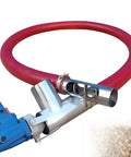 Rugged Heavy Duty Grain Extractor And Portable Cement And Sand Conveyor With 2200W Electric Auger, red hose, metal auger