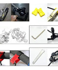 Bicycle Brake Bleed Kit For Shimano TEKTRO Magura Zoom And More Mineral Oil Hydraulic Disc Brake Tool Set Pro Grade Oil Not Included