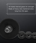 Metal Differential Gear Kit With Slipper Clutch For Traxxas Slash 4x4 Stampede 4x4 And Rustler 4x4 32P 54T Spur Gear And 15T 17T 19T Pinions 0.8 Mod Replacement 6878 Beefy Heavy Duty Steel Build For Tough Racing