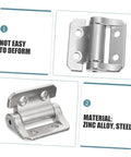 Soft Close Metal Cabinet Door Hinge With Damping High Torque 3 Nm Thickened Zinc Alloy Silver Finish for kitchen cabinets