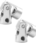 Five Pack Universal Rotatable Steering Shaft U Joint Coupling For RC Cars Robots Crawlers And Boats 5mm To 5mm shown in duo