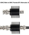 Beefy High Power RF Coax Attenuator 30dB BNC Male To Female 50 Ohm 10W Heavy Duty Signal Reduction For Testing