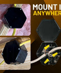 Open Splice Junction Box Single UL Listed Easy Five Second Installation Splice Box For Electrical Wiring 25.8 Cu In Capacity