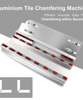 Tough As Nails 45 Degree Tile Chamfering Tool And Metal Corner Cutting Machine For Ceramic Stone Jobs With Steel Build and Nylon Guides for Crisp Angles