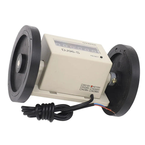 Mingzhe Automatic Metric Measuring Wheel, 999999m Distance Range with digital counter and rubber wheels.