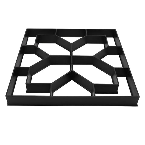 Walkway Concrete Stone Mold, 40cm Pattern Stepping Stone Paver, Reusable ABS Form For Patio, Lawn, And Garden Pathways, front view