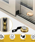 Four Pack Heavy Duty Steel Sliding Screen Door Rollers Replacement With Precision Ball Bearing Wheels For Top And Bottom Tracks Glides Smooth And Fits Universally For A No Sweat Swap, showing steel roller and track.