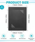 Product size details for Real Deal Two Pack Drywall Access Panels For Your Home Base, self adhesive plastic wall covers.