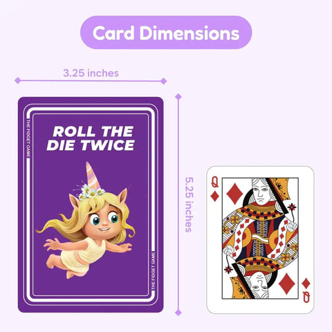 Fidget Game 179 Multiplication Flash Cards Set For Kids 0-12 Facts, card dimensions 3.25 x 5.25 inches comparison with queen card