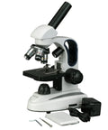 Cordless Monocular Microscope For Home Science And Kid-Friendly Classrooms, 40x-400x Magnification With 10x Widefield Eyepiece, accessories