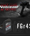 Noble NB4 Plus 2.4GHz 8 Channel RC Radio Transmitter With FGr4S V2 Receiver for cars and boats, AFHDS 3 included.