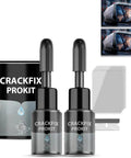 DIY Windshield Crack Repair Kit 2 Pack Pro Kit With Crystal Clear Deep Bonding Resin for car chips and small cracks