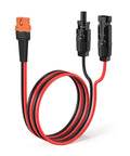 Heavy Duty Solar Extension Cable To Xt60I Plug 10 Awg 2 Foot solid tinned copper wire with rugged nylon sheath.