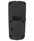 5-in-1 Wall Scanner for stud Finder Metal Wood AC Wire 5-in-1, featuring a sleek black design, front view with buttons.